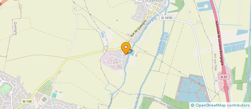 localisation de l'entreprise F.P.  COUTERNON