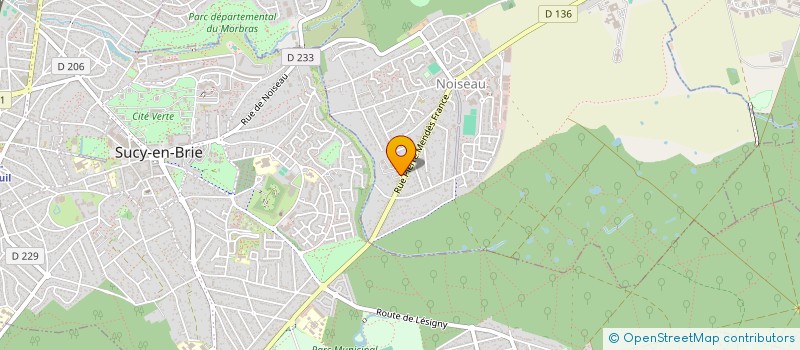 localisation de l'entreprise F P  NOISEAU