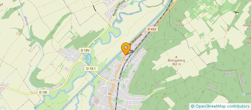 localisation de l'entreprise F.P.A. FONDERIE DE PRECISION ALSACE à TAGOLSHEIM