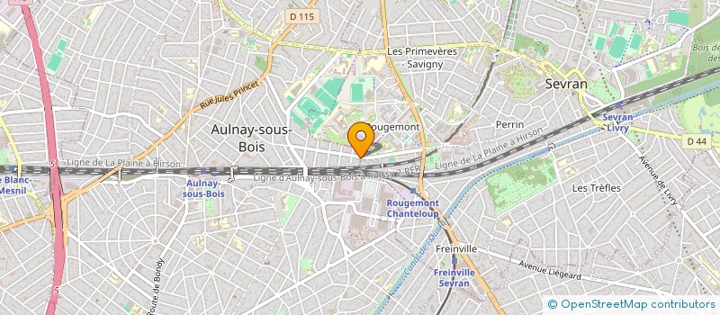 localisation de l'entreprise F.P.C.  AULNAY-SOUS-BOIS