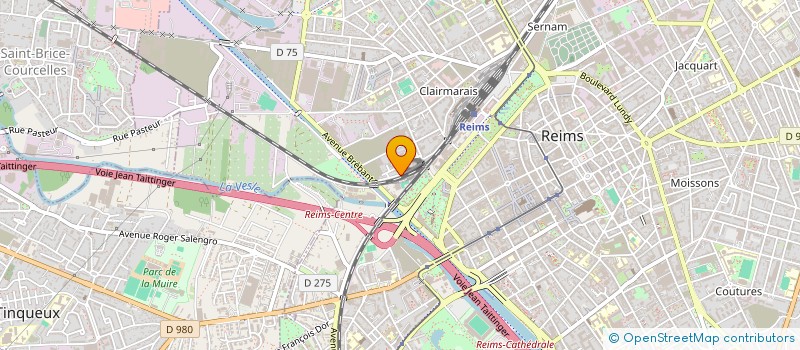 localisation de l'entreprise F.P.C.M à REIMS