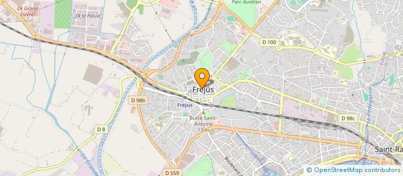 localisation de l'entreprise F.P.C.M à FREJUS