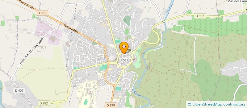 localisation de l'entreprise F.P.D.B  UZES