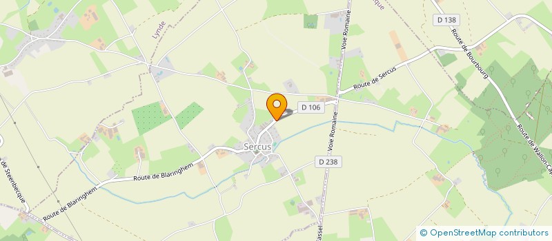 localisation de l'entreprise F P D J  SERCUS