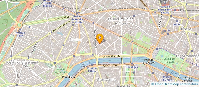 localisation de l'entreprise F.P.F. à PARIS
