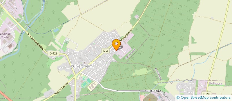 localisation de l'entreprise F.P.F. FAUX PLAFONDS FRANCAIS  PULVERSHEIM