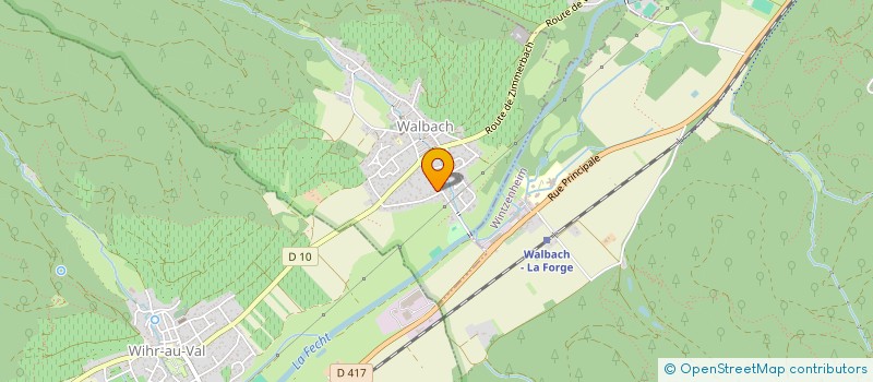 localisation de l'entreprise F P G  WIHR-AU-VAL