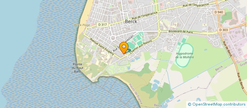 localisation de l'entreprise F.P.H. IMMOBILIER à BERCK