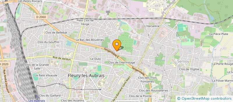 localisation de l'entreprise F.P. II à FLEURY-LES-AUBRAIS