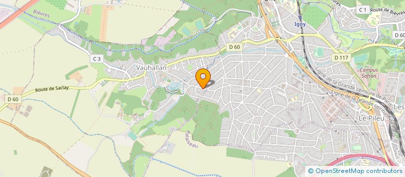 localisation de l'entreprise F.P.L.B.  VAUHALLAN