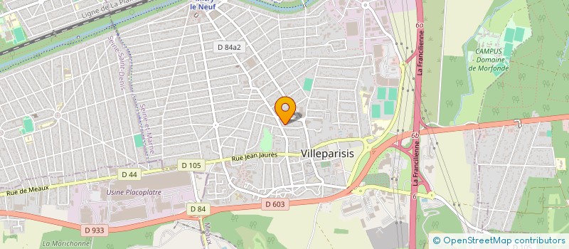 localisation de l'entreprise F.P.L. BATIMENT à VILLEPARISIS