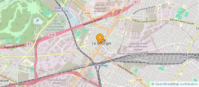 localisation de l'entreprise F P L BATIMENT à LE BOURGET