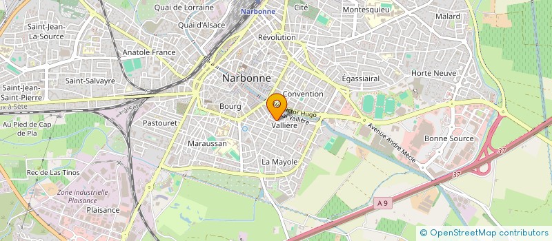 localisation de l'entreprise F P L IMMOBILIER à NARBONNE
