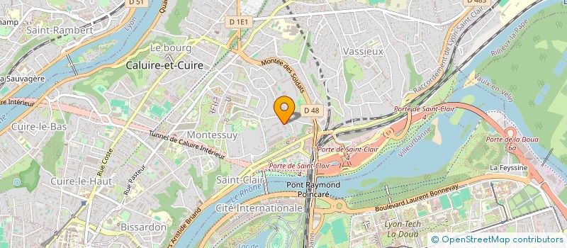 localisation de l'entreprise F.P.M.G. à ARBENT