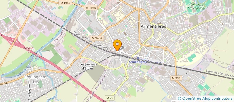 localisation de l'entreprise F.P.M RENOVATION  ARMENTIERES