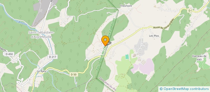 localisation de l'entreprise F.P.MULTITRAVAUX  SAINT-SEBASTIEN-D'AIGREFEUILLE