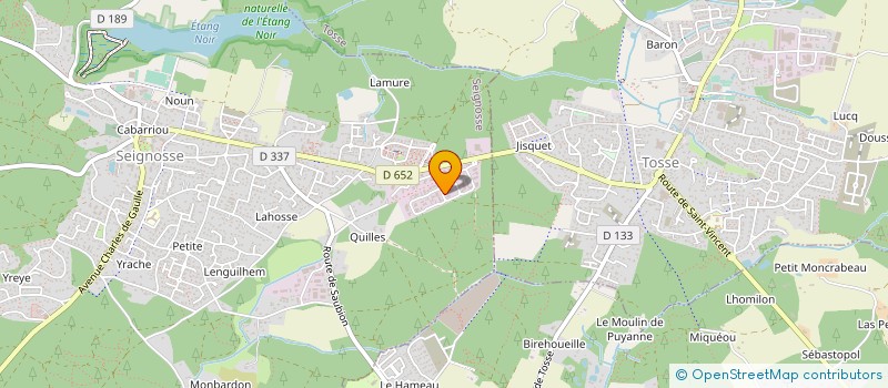 localisation de l'entreprise F P PINSOLLE  SEIGNOSSE