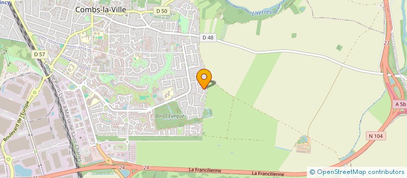 localisation de l'entreprise F&P PRESTIGE CONCIERGERIE  COMBS-LA-VILLE