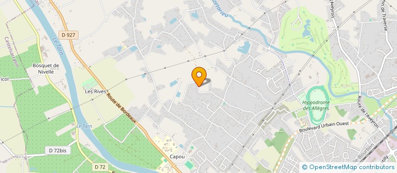 localisation de l'entreprise F.P.R  MONTAUBAN