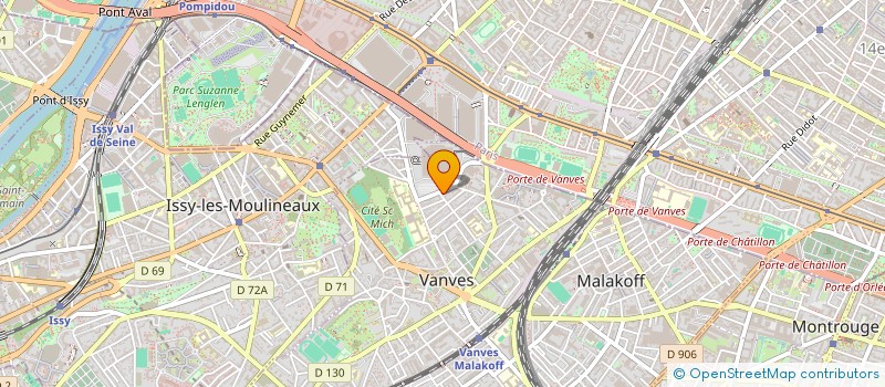 localisation de l'entreprise F.P.R.E. COMTE à VANVES