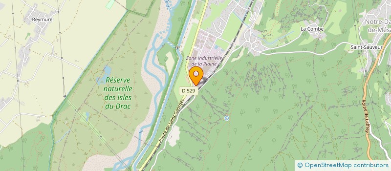 localisation de l'entreprise F.P.R ISERE  JARRIE