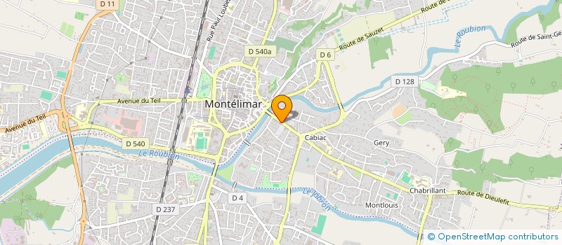 localisation de l'entreprise F.P.S  MONTELIMAR