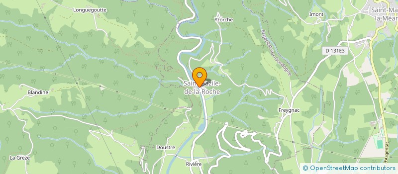 localisation de l'entreprise F.P.T.  ARGENTAT-SUR-DORDOGNE