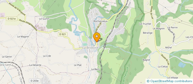 localisation de l'entreprise F.P. TRANSPORTS à LA BRIDOIRE