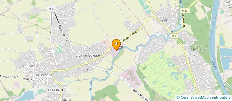 localisation de l'entreprise F.P.TRAVAUX à AUSSONNE