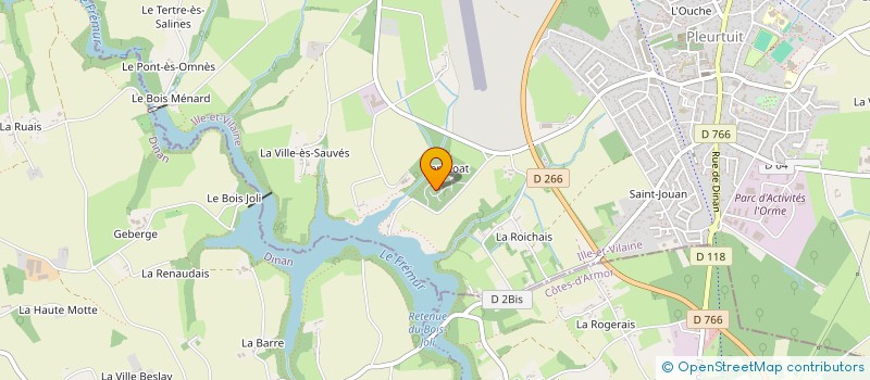 localisation de l'entreprise F.P.V. à DINAN