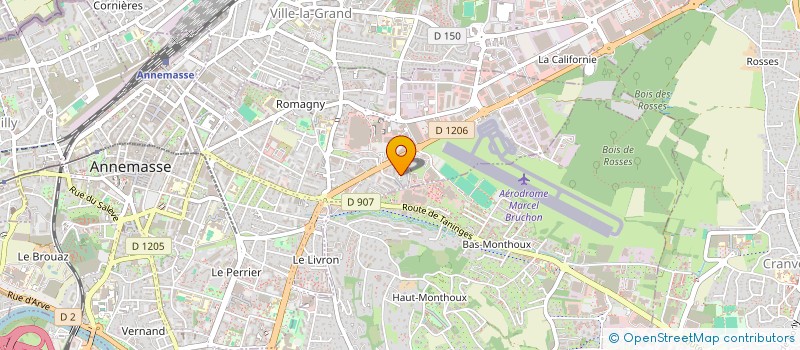 localisation de l'entreprise F P Y GEVAUX à ANNEMASSE
