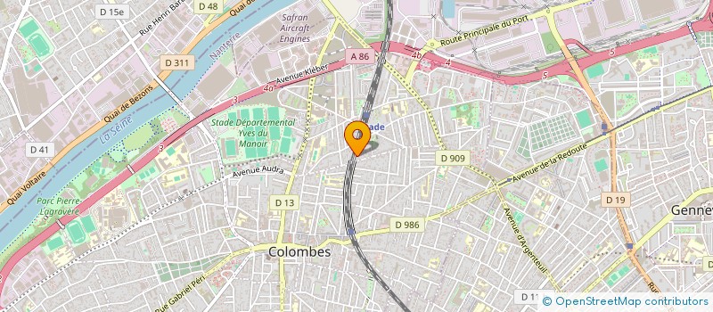 localisation de l'entreprise F PARTNERS  COLOMBES