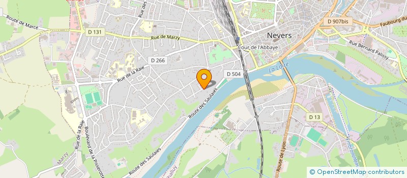 localisation de l'entreprise F PLUS X à NEVERS