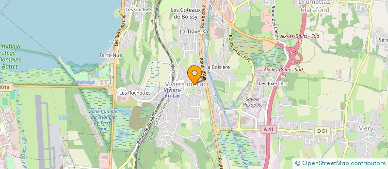 localisation de l'entreprise F'PRESSING  VIVIERS-DU-LAC