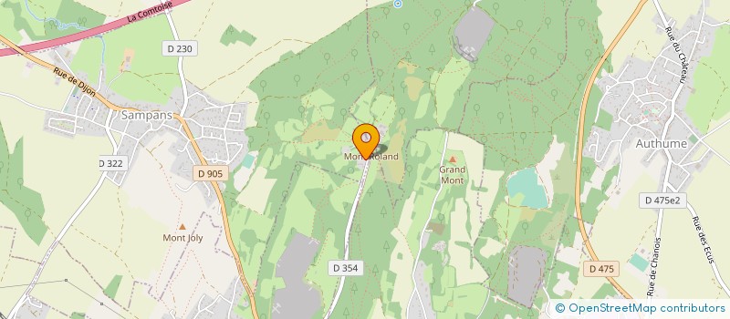 localisation de l'entreprise F PRILLARD  SAMPANS