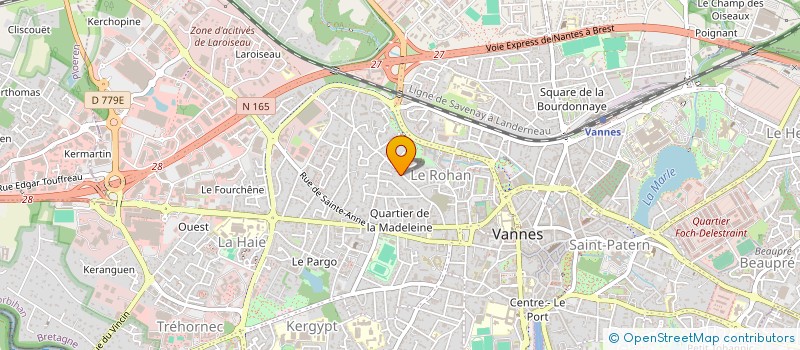 localisation de l'entreprise F-PROM à VANNES