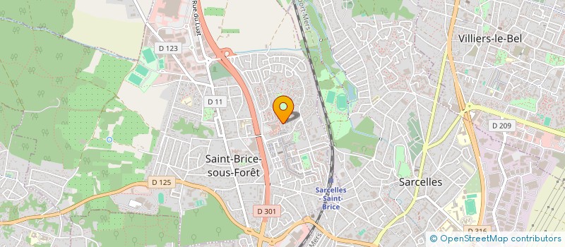 localisation de l'entreprise F PUISSANCE 6 à SAINT-BRICE-SOUS-FORET