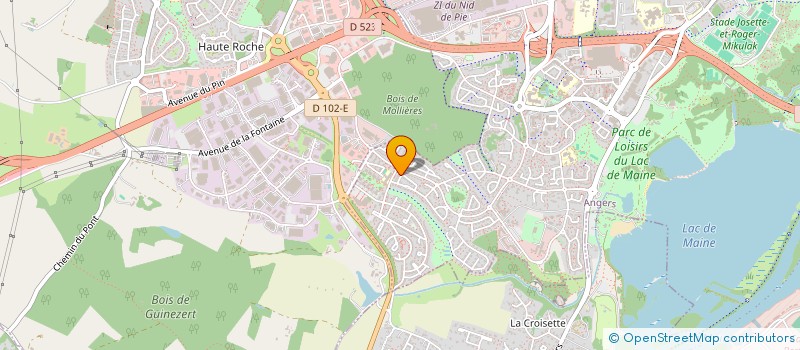 localisation de l'entreprise F R A C T A L à ANGERS