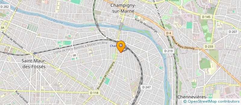 localisation de l'entreprise F.R.A.L.A.U à ST MAUR DES FOSSES