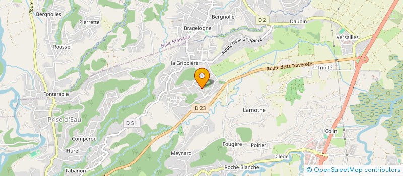 localisation de l'entreprise F.R.A.M.O B C à PETIT-BOURG