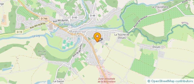 localisation de l'entreprise F.R.A.N.C.Q  MAREUIL-SUR-LAY-DISSAIS