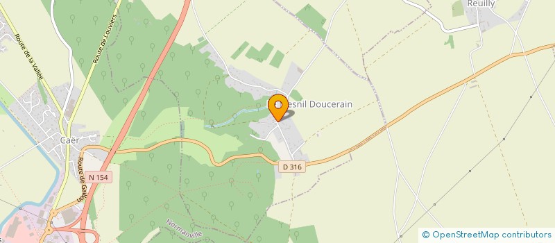 localisation de l'entreprise F.R.A.P.  LE BOULAY-MORIN