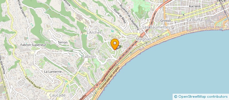 localisation de l'entreprise F.R.A.S à NICE