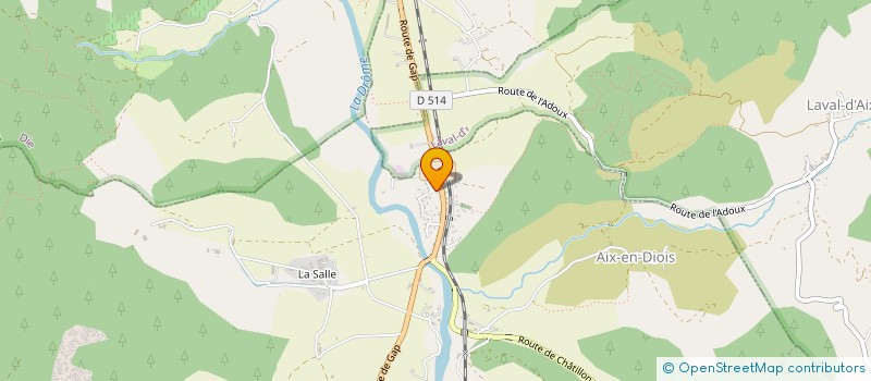 localisation de l'entreprise F.R.B.C  SOLAURE EN DIOIS