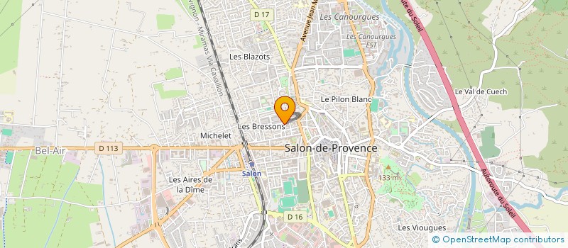 localisation de l'entreprise F.R. BOUCHERIE à SALON-DE-PROVENCE