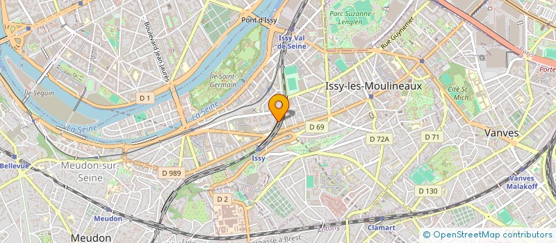 localisation de l'entreprise F&R CONPANIE à ISSY-LES-MOULINEAUX