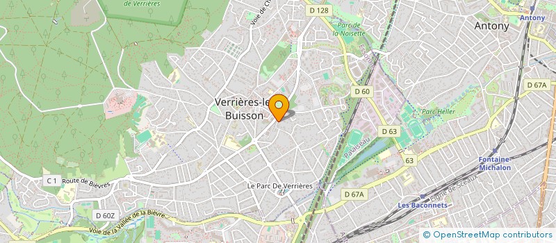 localisation de l'entreprise F.R CONSULT à VERRIERES-LE-BUISSON