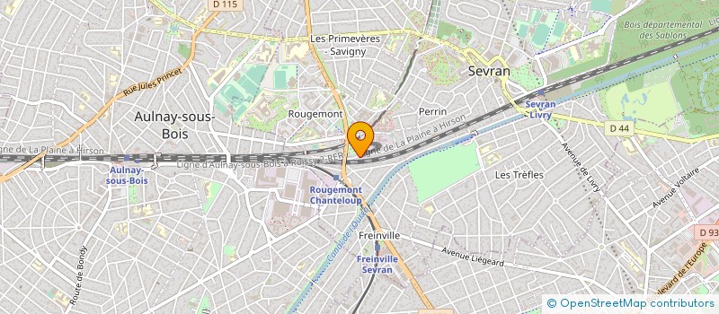 localisation de l'entreprise F'R DECONTA à SEVRAN