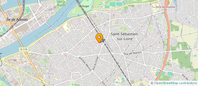 localisation de l'entreprise F.R.I.E.N.D.S à SAINT-SEBASTIEN-SUR-LOIRE