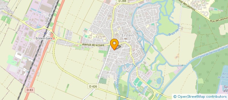 localisation de l'entreprise F.R.I.K.S. S.C.I  ERSTEIN